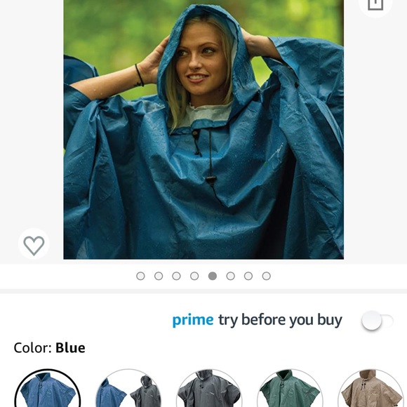 Amazon Poncho brand-new - Picture 6 of 8